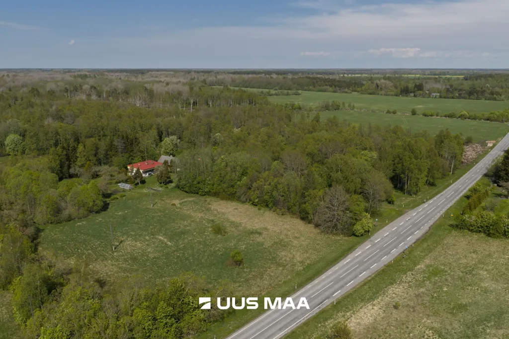 Aerial - Extensive Land with Renovation Potential in Sakla, Saaremaa