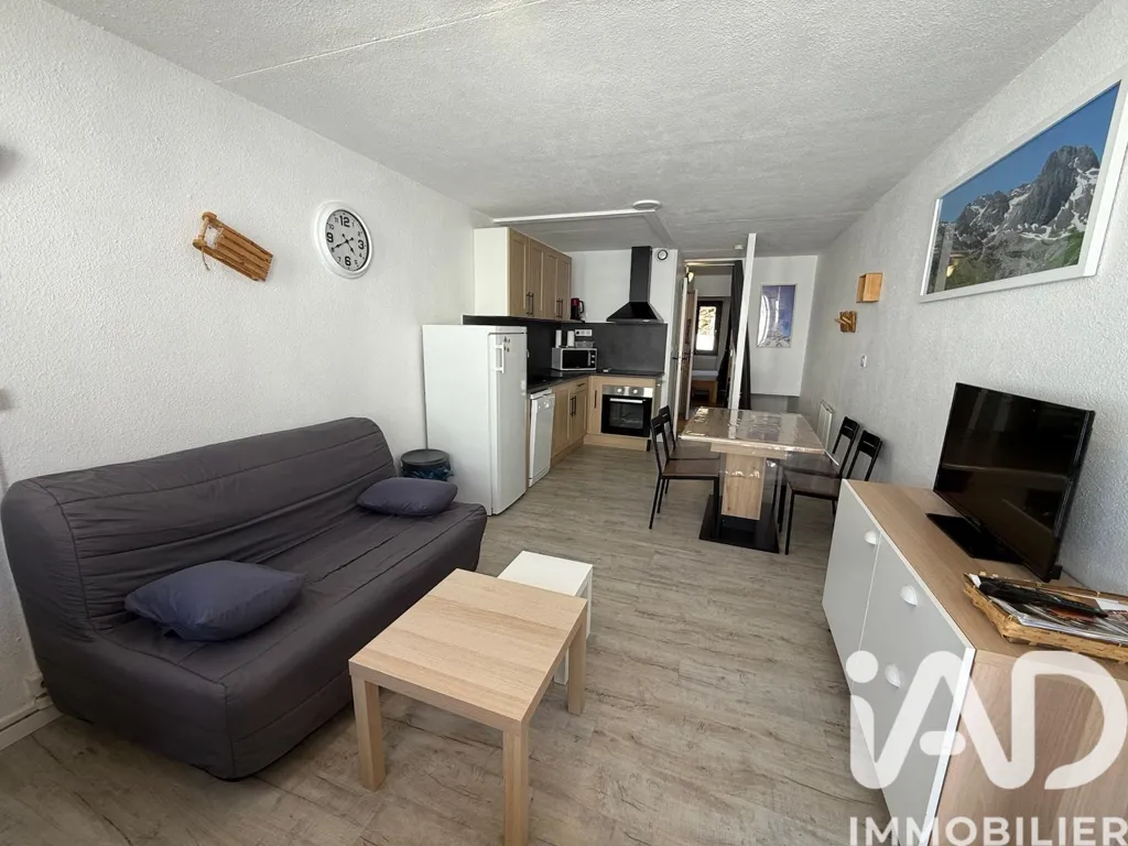 Soggiorno - Renovated 2-Bed Flat with Balcony in Mongie Tourmalet