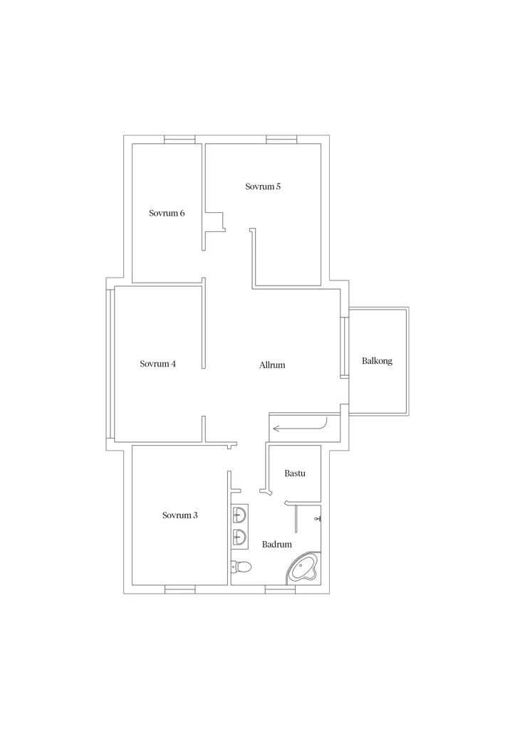 Plaan - Classical Manor-Style Villa with Open Views near Uppsala