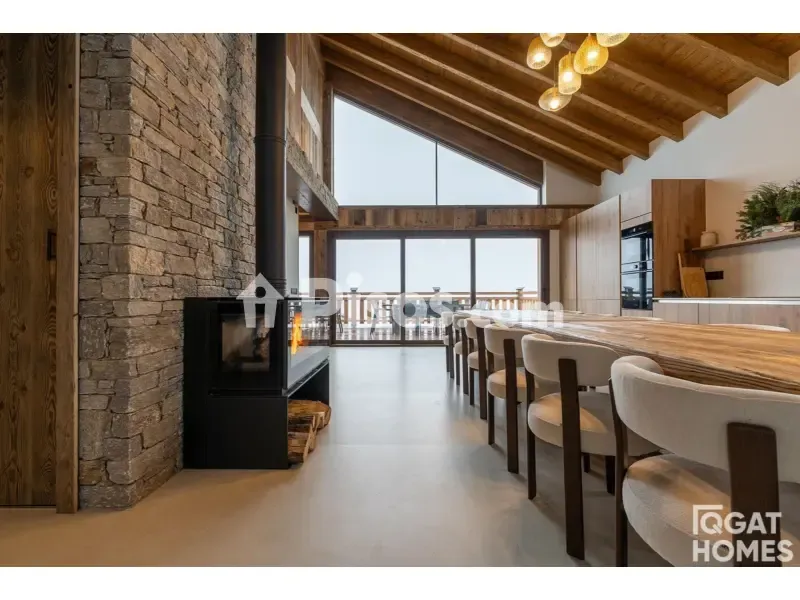 Salle à manger - Newly Built Chalet with Spa in Font-Romeu-Odeillo-Via