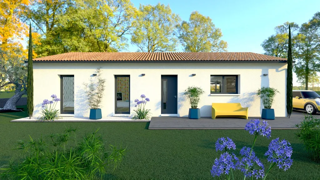 Maison Neuve 4 Pièces avec Jardin à Blanquefort