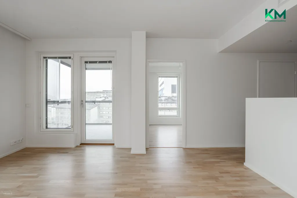 Elutuba - Modern Apartment with Balcony in Turku Station North
