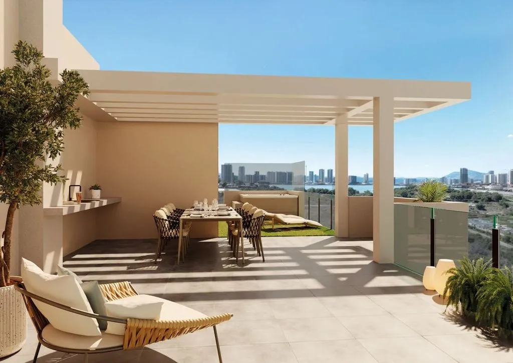 Terrasse - Luxury Apartment with Pool in Calpe