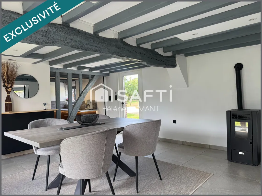 Sala da pranzo - Charming Normandy House with Equestrian Facilities in Cambremer