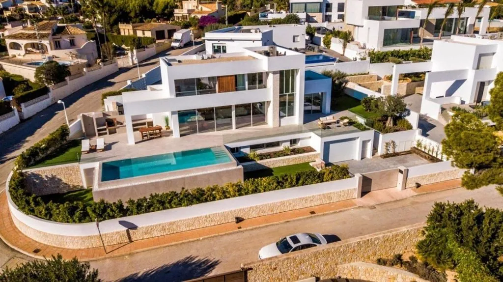 Õhuvaade - Chalet with Pool and Terrace in Benissa