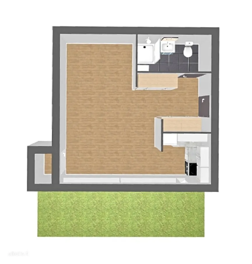 Plaan - Compact Apartment with Garden in Hyrylä
