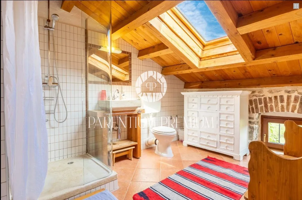 Salles de bain - Charming Stone House with Pool near Poreč