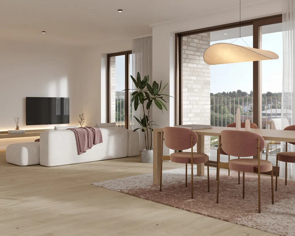 Söögituba - 2-Bedroom Apartment with Open Plan in Uccle