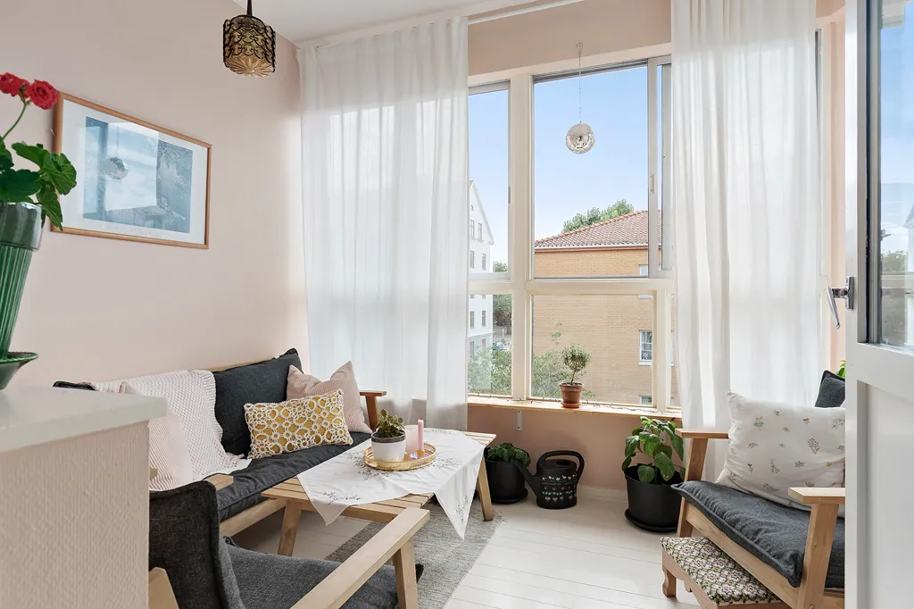 Soggiorno - Apartment with Balcony in Central Ystad