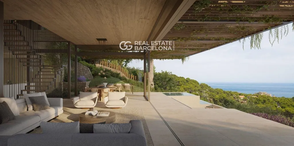 Terrass - New Build Villa with Sea View in Palafrugell