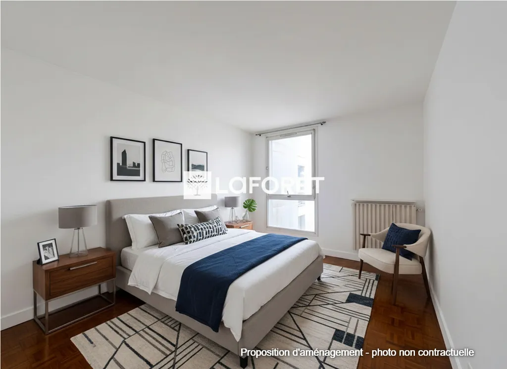 Chambres - Appartement de 4 pièces au rez-de-chaussée dans le 14ème arrondissement de Paris
