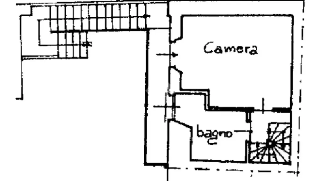 Plan - Independent House with Balcony in Bulciago