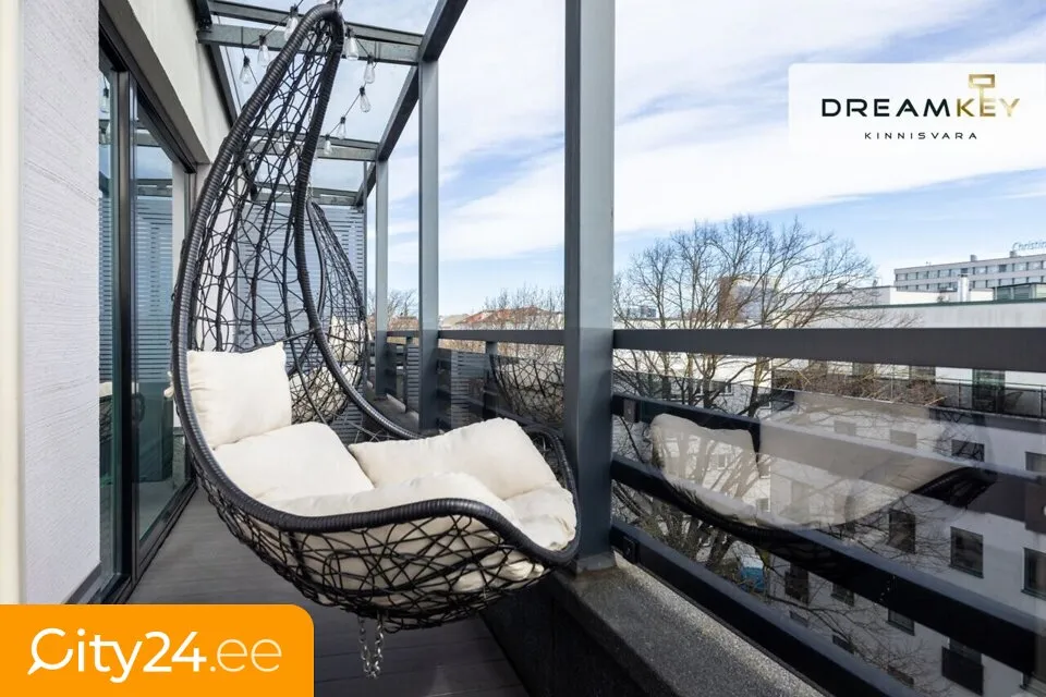 Balcon - Penthouse with Sea View in Tallinn