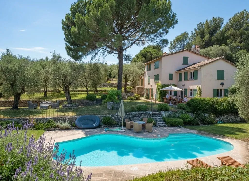 Pool - Provençal House with Pool in Grasse