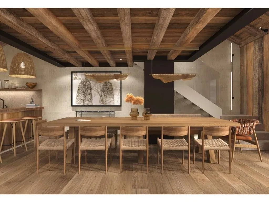 Söögituba - Luxury Flat with Pool in Saint-Étienne-de-Tinée