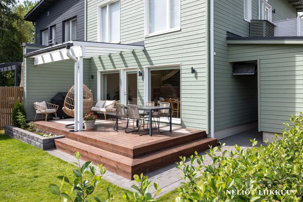 Terrass - Modern House with Sauna and Carport