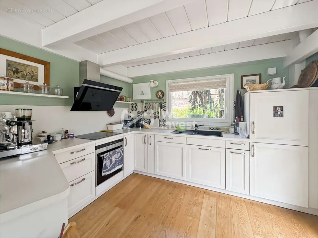 Köök - Renovated Chalet with Garden in Trois-Épis