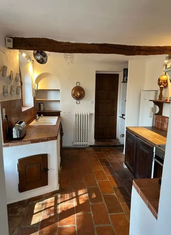 Kitchen - Provençal House with Pool in Grasse