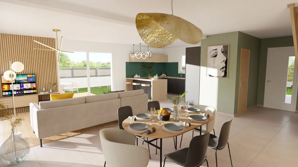 Maison Neuve 4 Pièces avec Jardin à Solaize