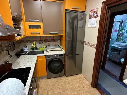 Köök - Bright Apartment with Balcony in Bilbao