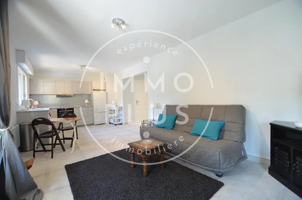 Living Room - T2 Apartment with Balcony in Annecy