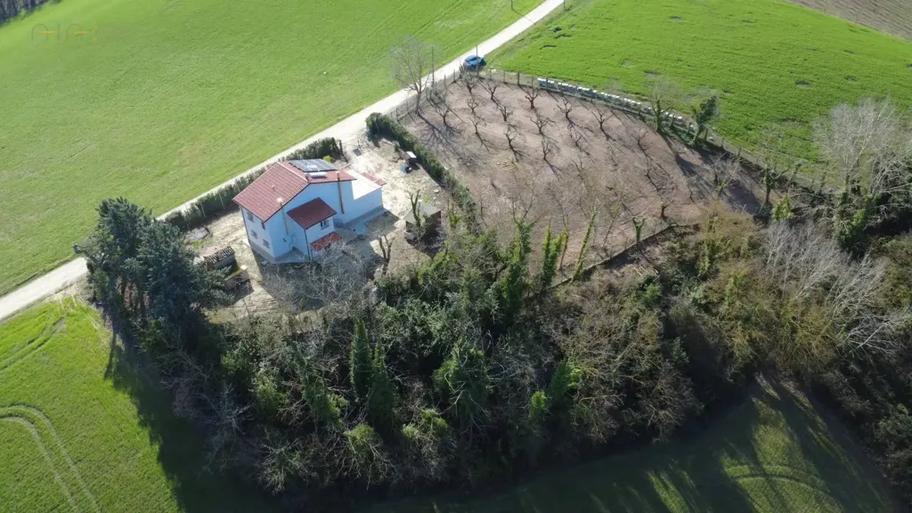 Vue aérienne - Rustic House with Garden in Castignano