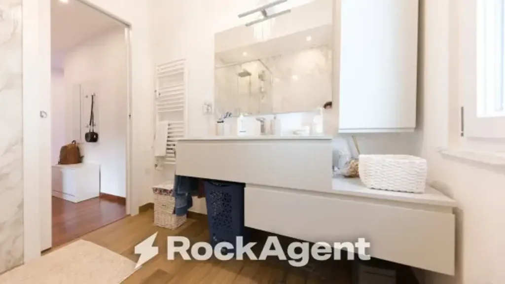 Bathrooms - Penthouse Apartment with Balcony in Genoa