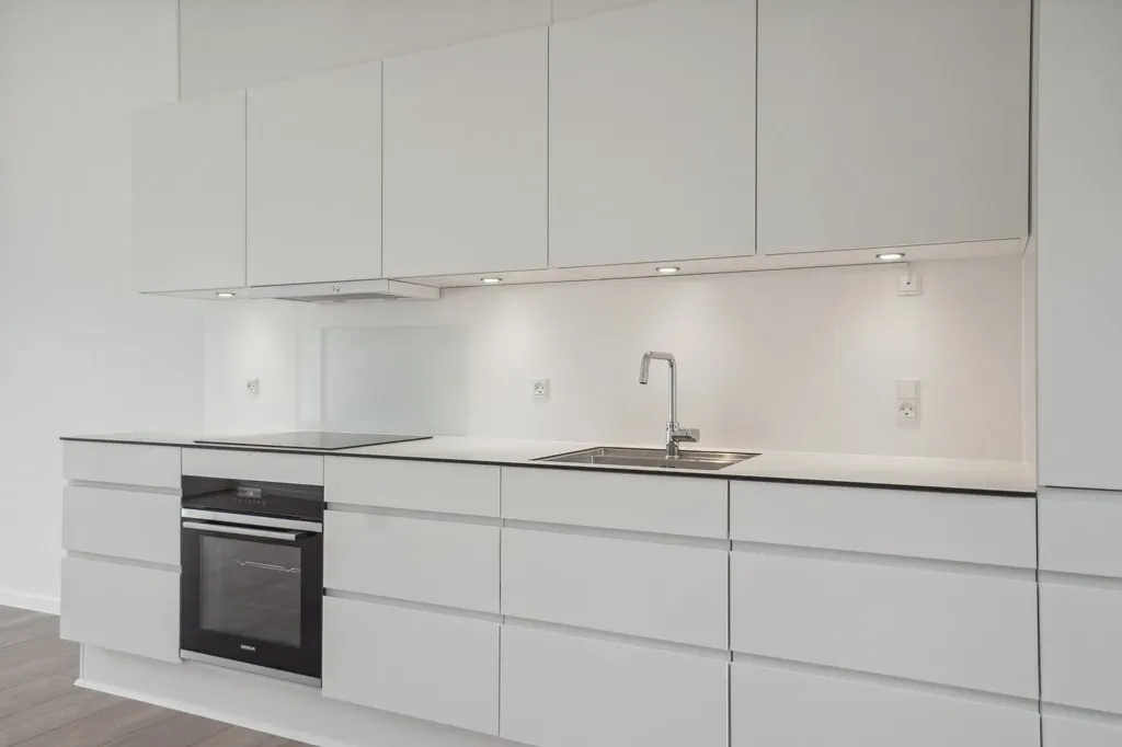 Cuisine - 1-Bed Flat with Balcony in Hørsholm