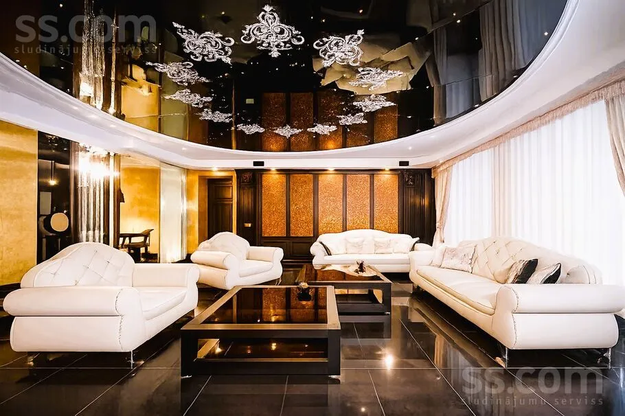 Séjour - Three-Bedroom Apartment with Sauna in Riga Centre