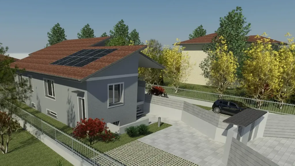 Rustic-Style Semi-Detached Villa with Terrace in Lonate Pozzolo