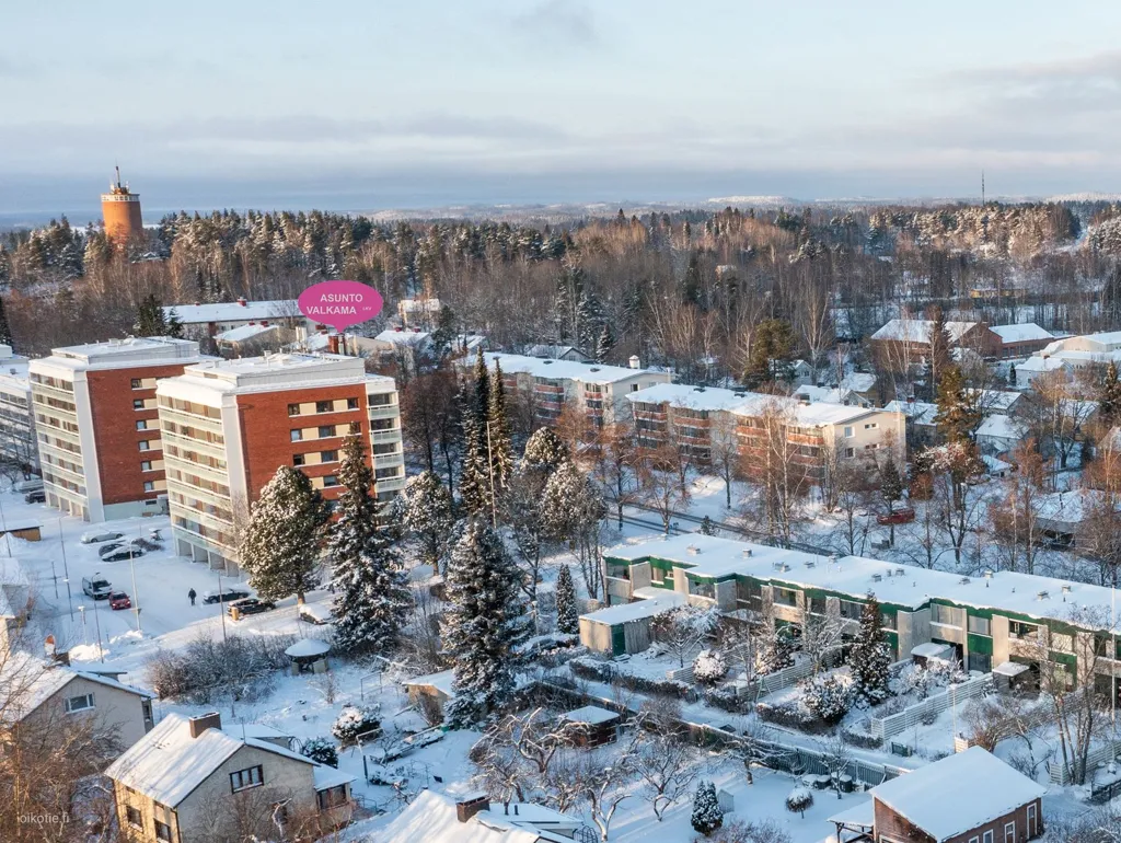 Õhuvaade - Modernised Apartment with Solar Panels in Heinola