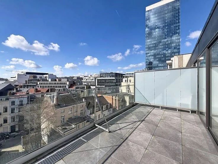 Terrasse - Appartement au Boulevard Bischoffsheim à Bruxelles
