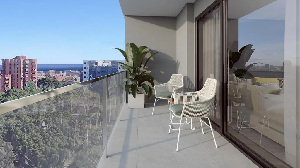 Balcone - Apartment with Pool in San Agustín, Alicante