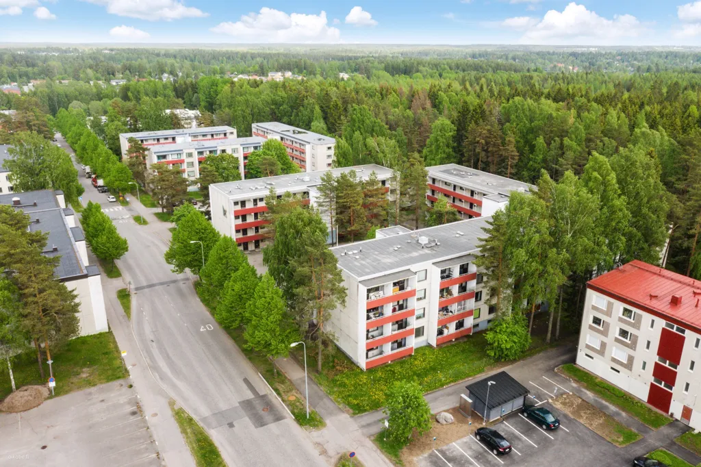 Vue aérienne - Renovated One-Bedroom Flat with Balcony in Korso, Vantaa