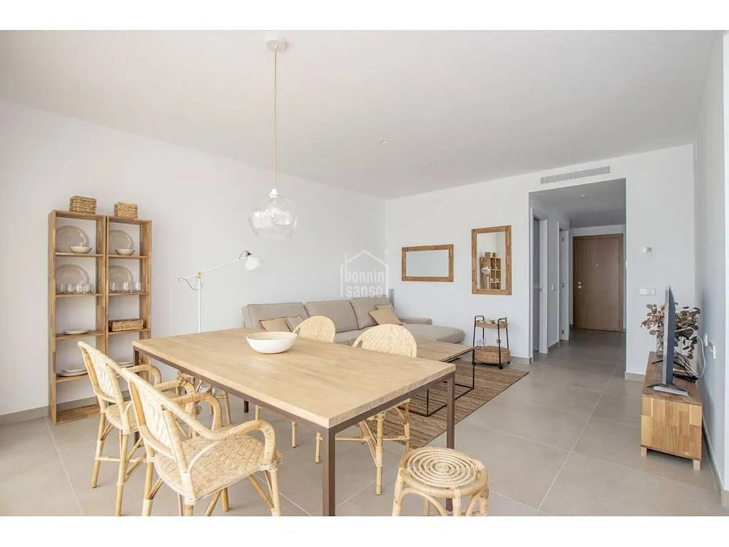 Salle à manger - Modern Flat with Balcony and Terrace in Maó