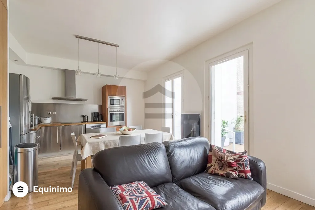 Wohnzimmer - Apartment with Terrace in Paris