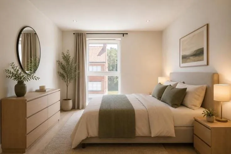 Chambres - Appartement avec Terrasse et Cuisine Équipée à Bruxelles