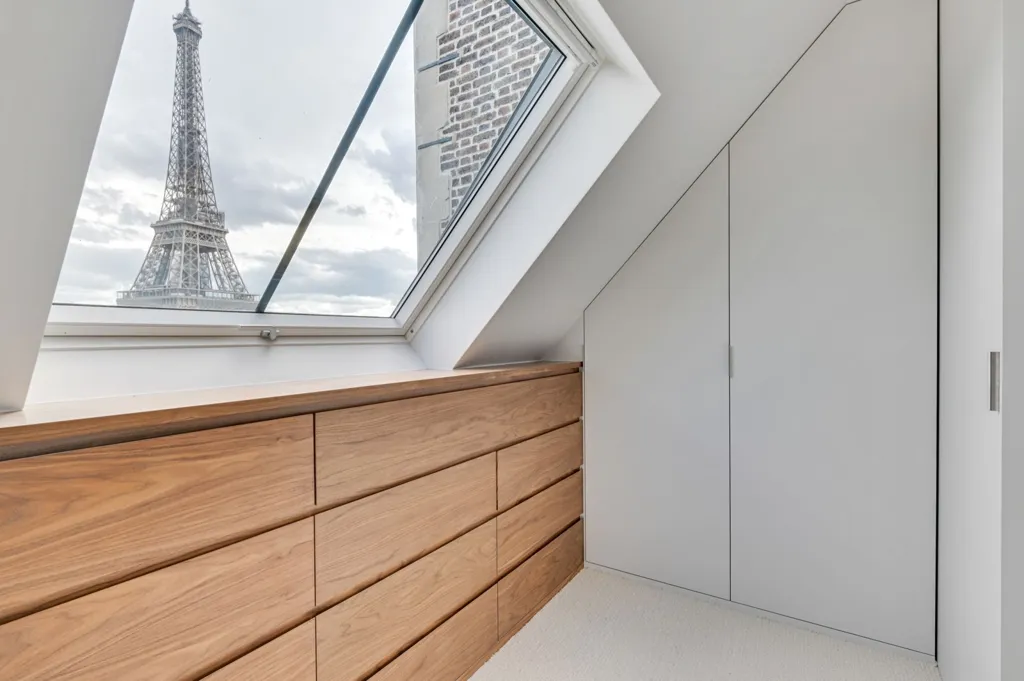 Balcon - Appartement de Luxe avec Vue Tour Eiffel à Paris 16