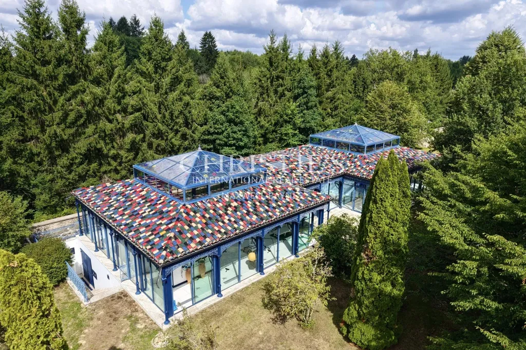 Vue aérienne - Domaine Historique avec Écuries dans le Périgord Vert