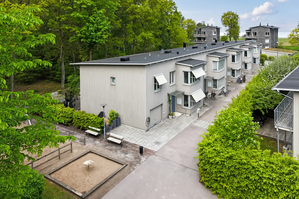 Aerial - Gable House with Garden in Ljunghusen
