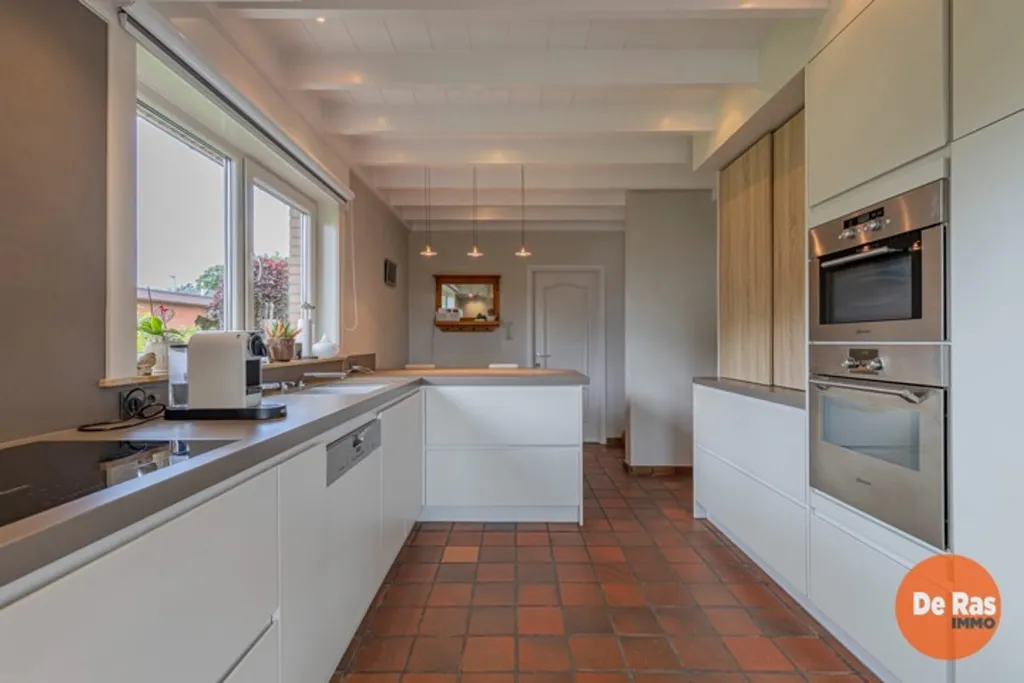 Köök - Open Plan House with Garden in Aaigem