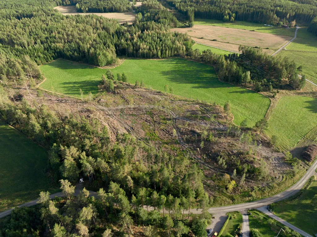 Õhuvaade - Plot for Custom House near Söderköping
