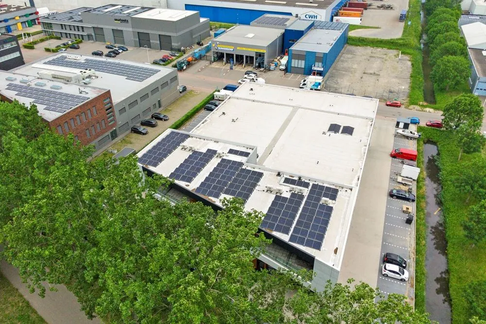 Vue aérienne - Modern Business Unit with A++++ Energy Rating in Numansdorp