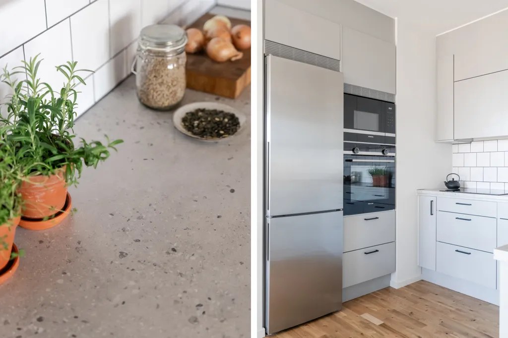 Cucina - Modern Two-Bedroom Flat with Balcony in Skåne