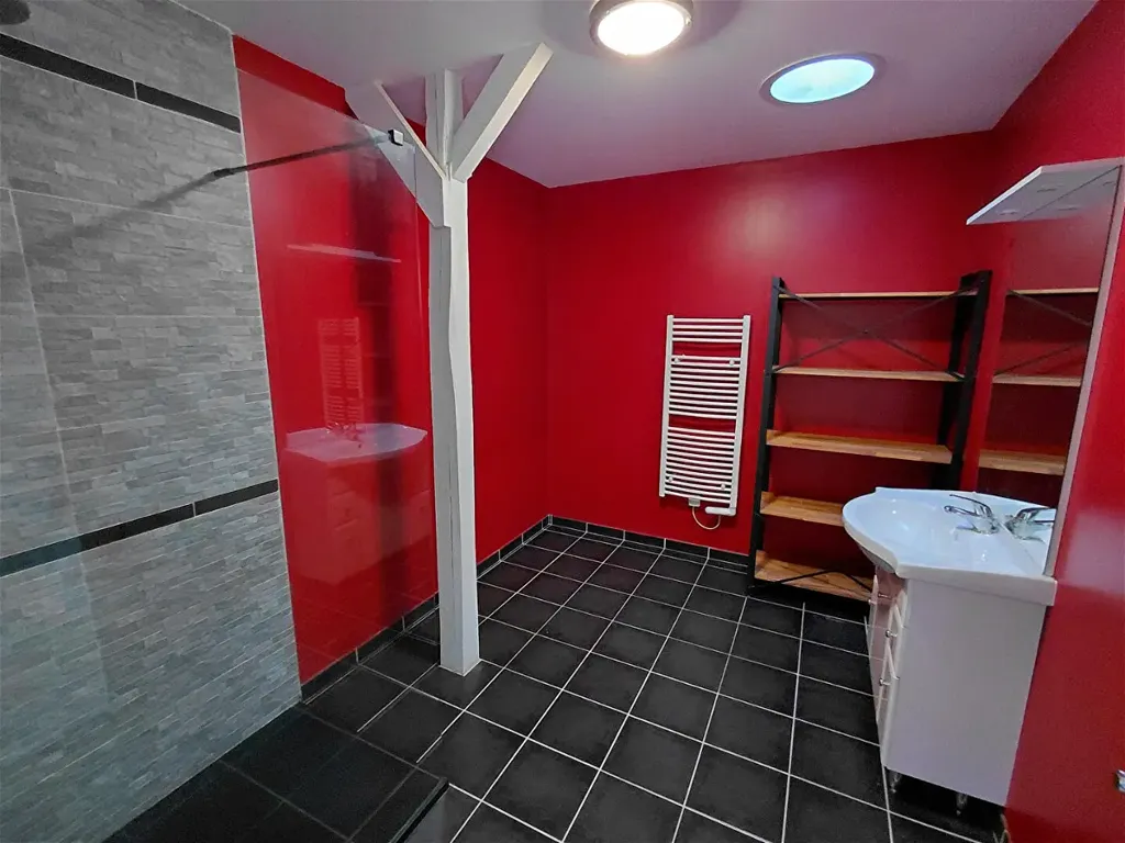 Salles de bain - Grange Réaménagée en Deux Habitations à Bénéjacq