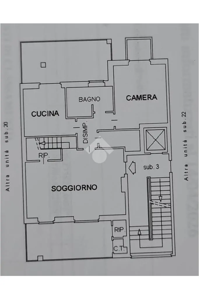 Plaan - Apartment with Two Terraces in Caselle Torinese