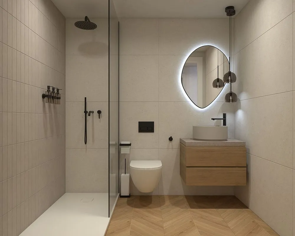 Salles de bain - New Flat with Sea View in Valencia