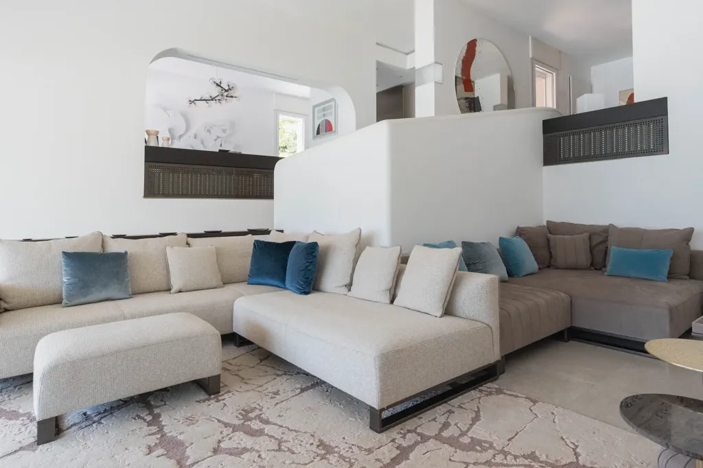 Séjour - Lakefront Villa with Modern Design in Limonta