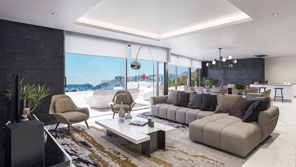 Séjour - Luxury Villa with Ocean and Mountain Views in Calpe