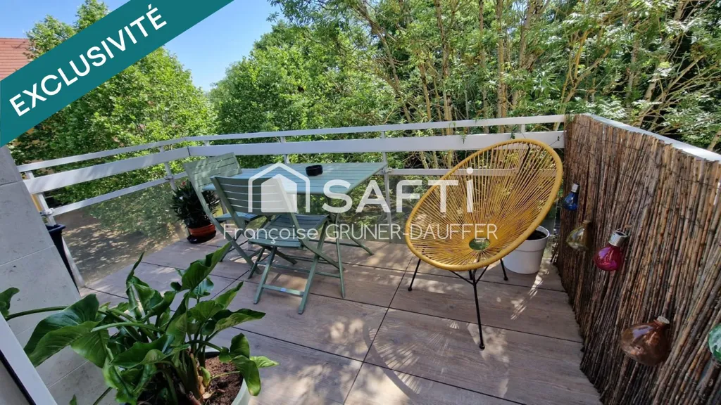 Balcone - T2 Flat with Park View in Villers-lès-Nancy